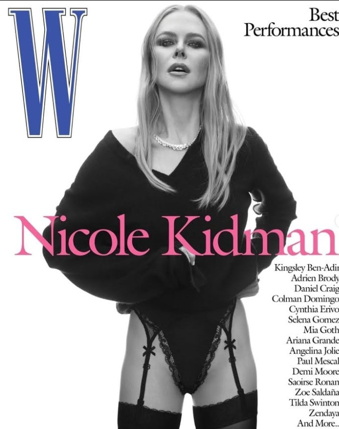 Golden Globes 2025: Nicole Kidman, Zendaya e Jolie su W Magazine 2 Golden Globes
Nicole Kidman